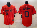 Men's Houston Astros Orbit Orange 2025 City Connect Limited Player Jersey