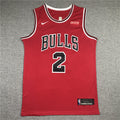 Men's Chicago Bulls Lonzo Ball Red Fast Break Replica Player Jersey