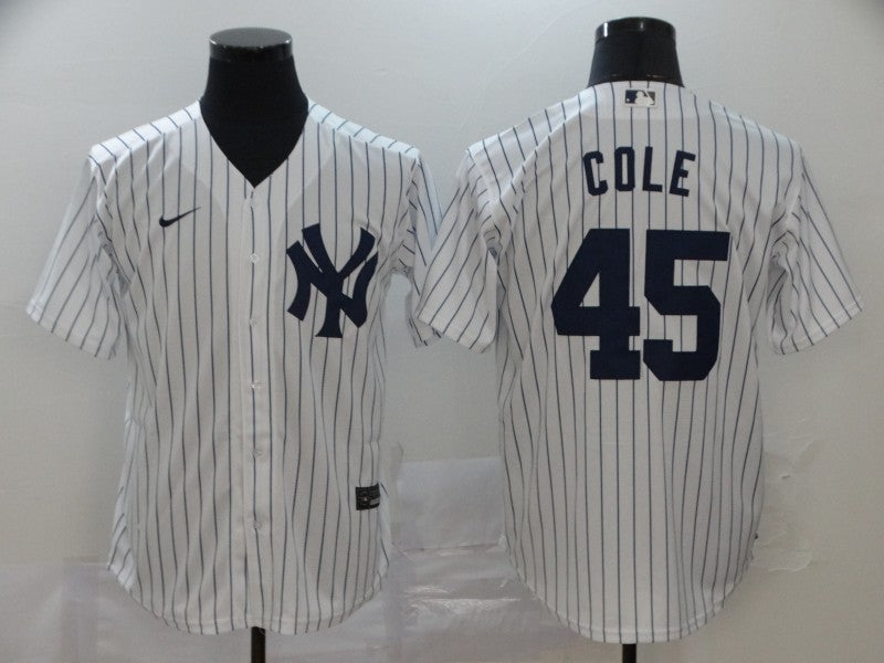 Men's New York Yankees Gerrit Cole White Replica Baseball Jersey