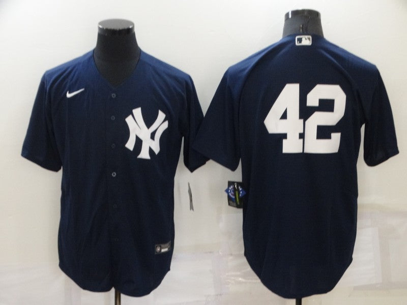 Men's New York Yankees Mariano Rivera Navy Replica Player Name Jersey