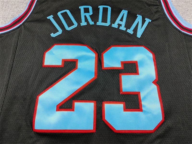 Men's Chicago Bulls Michael Jordan Black 2025/26 Swingman Jersey - City Edition