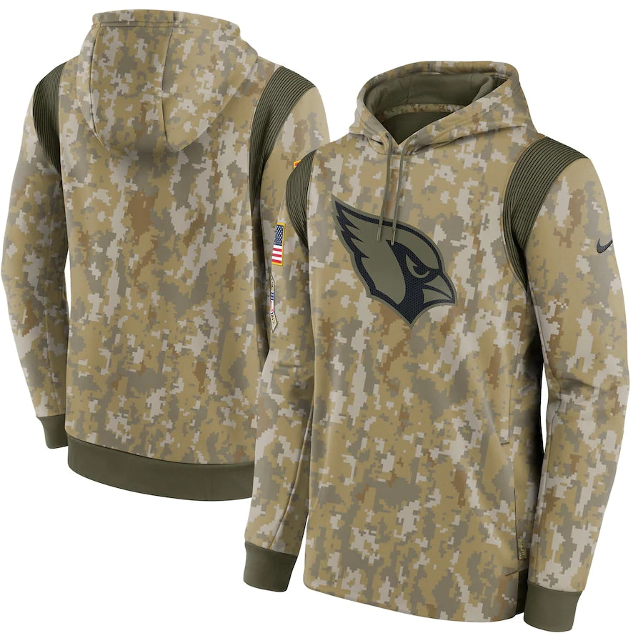 Men's Arizona Cardinals 2021 Salute to Service Hoodie Camouflage
