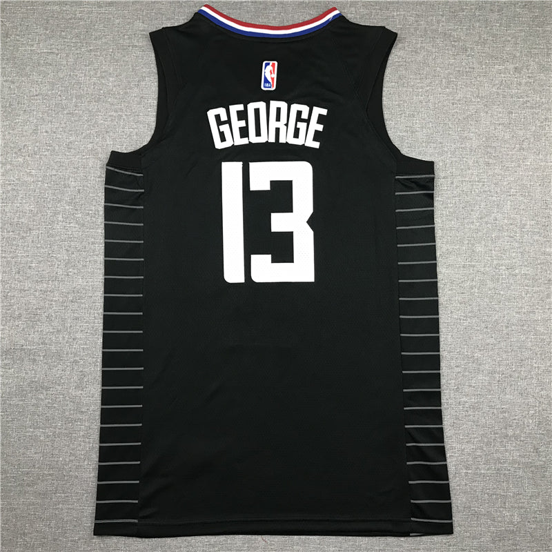 Men's LA Clippers Paul George NBA Black Classics Jersey