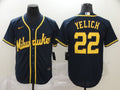 Men's Milwaukee Brewers Christian Yelich Navy Player Jersey