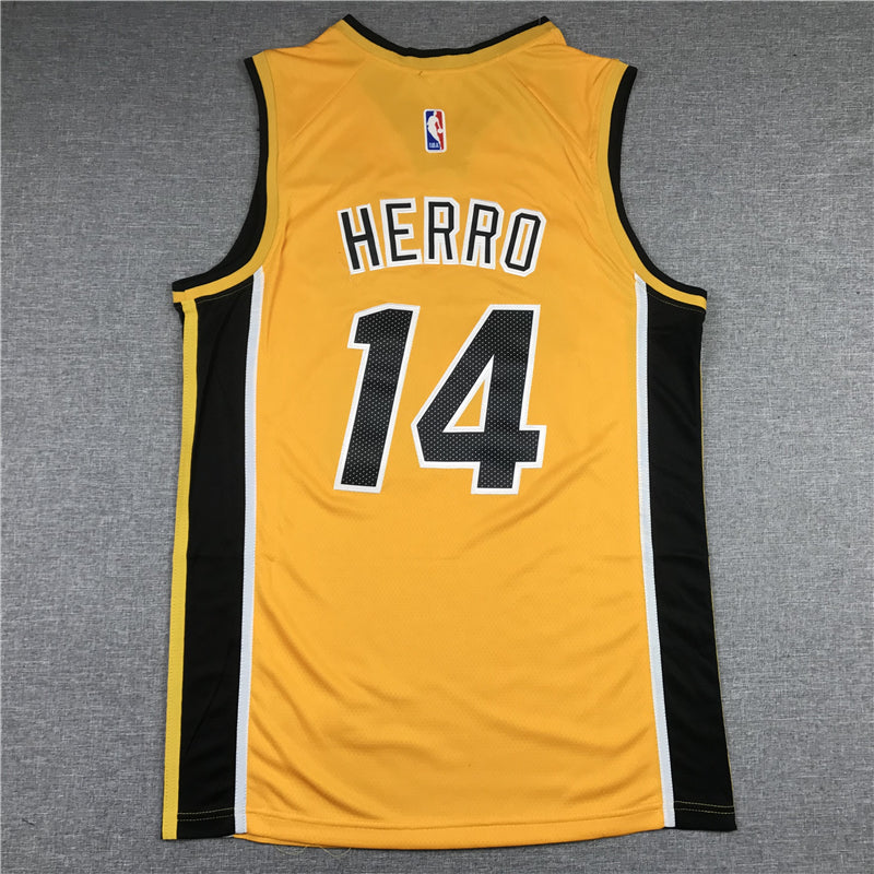 Men's Miami Heat Tyler Herro Gold 2020/21 Swingman Player Jersey