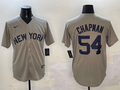 Men's New York Yankees Aroldis Chapman Gray Away Limited Player Jersey