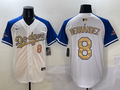 Men's Los Angeles Dodgers Enrique Hernandez White 2025 Gold Collection Player Jersey