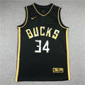Men's Milwaukee Bucks Giannis Antetokounmpo Black Swingman Jersey