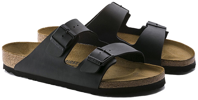 Birkenstock Arizona Birko-Flor 51793 Narrow Fit Black Fashion Slippers