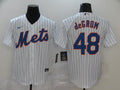Men's New York Mets Jacob deGrom White Replica Baseball Jersey