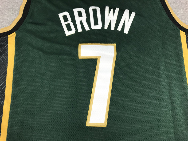 Men's Boston Celtics Jaylen Brown Green 2022/23 Swingman Jersey - City Edition
