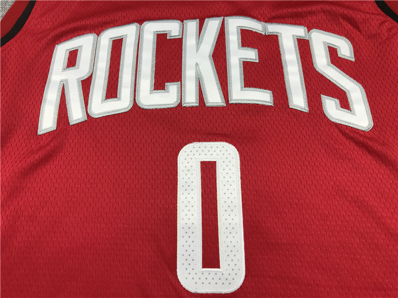 Men's Houston Rockets Russell Westbrook NBA Red Swingman Jersey