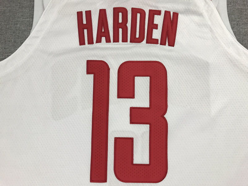 Men's Houston Rockets James Harden NBA White Player Replica Jersey