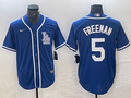 Men's Los Angeles Dodgers Freddie Freeman Blue Limited Player Jersey