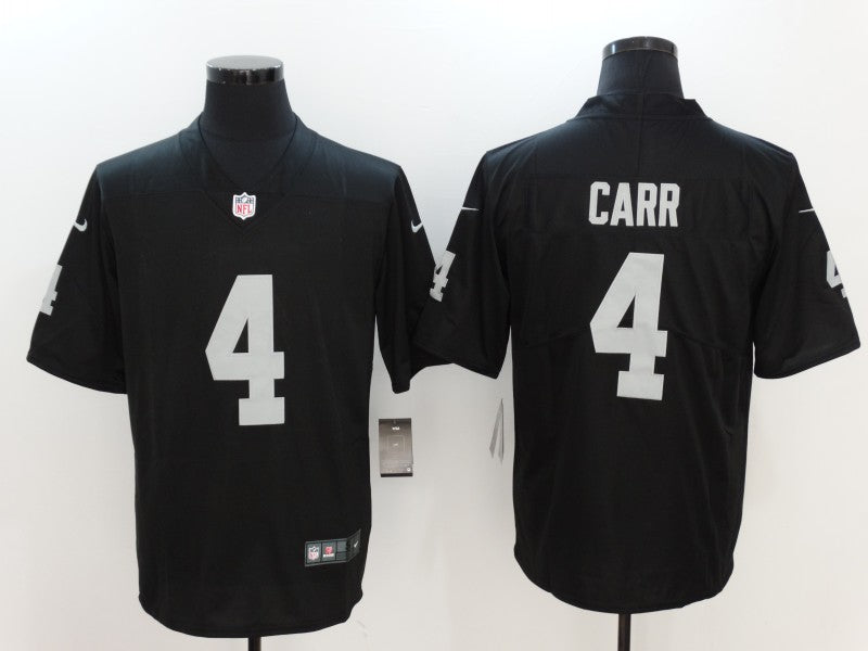 Men's Las Vegas Raiders Derek Carr Black Vapor Jersey Black