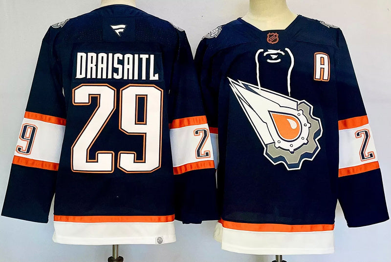 Men's Edmonton Oilers Leon Draisaitl Fanatics Navy Player Game Jersey