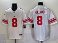 Men's New York Giants Jevon Holland White Game Player Jersey