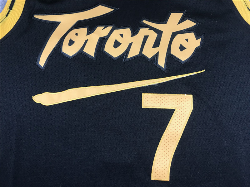 Men's Toronto Raptors Kyle Lowry Black Replica Player Jersey