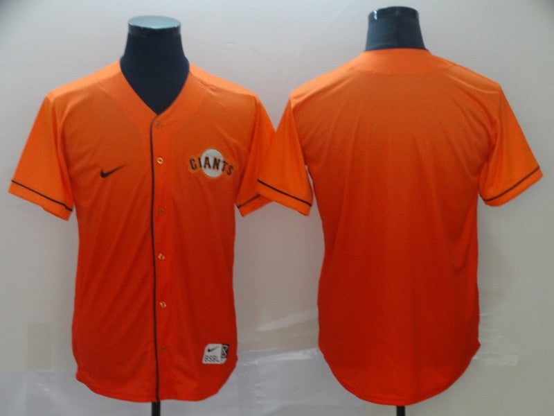 Men's San Francisco Giants Orange Blank Player Jersey
