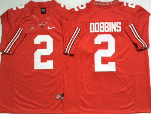 Men's Ohio State Buckeyes JK Dobbins Scarlet Player Game Jersey