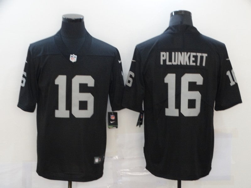Men's Las Vegas Raiders Jim Plunkett Black Game Jersey