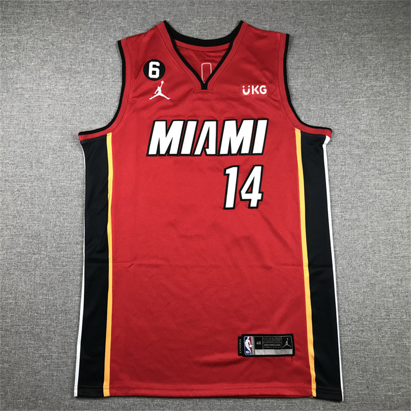 Men's Miami Heat Tyler Herro Red 2022/23 Swingman Jersey - Statement Edition