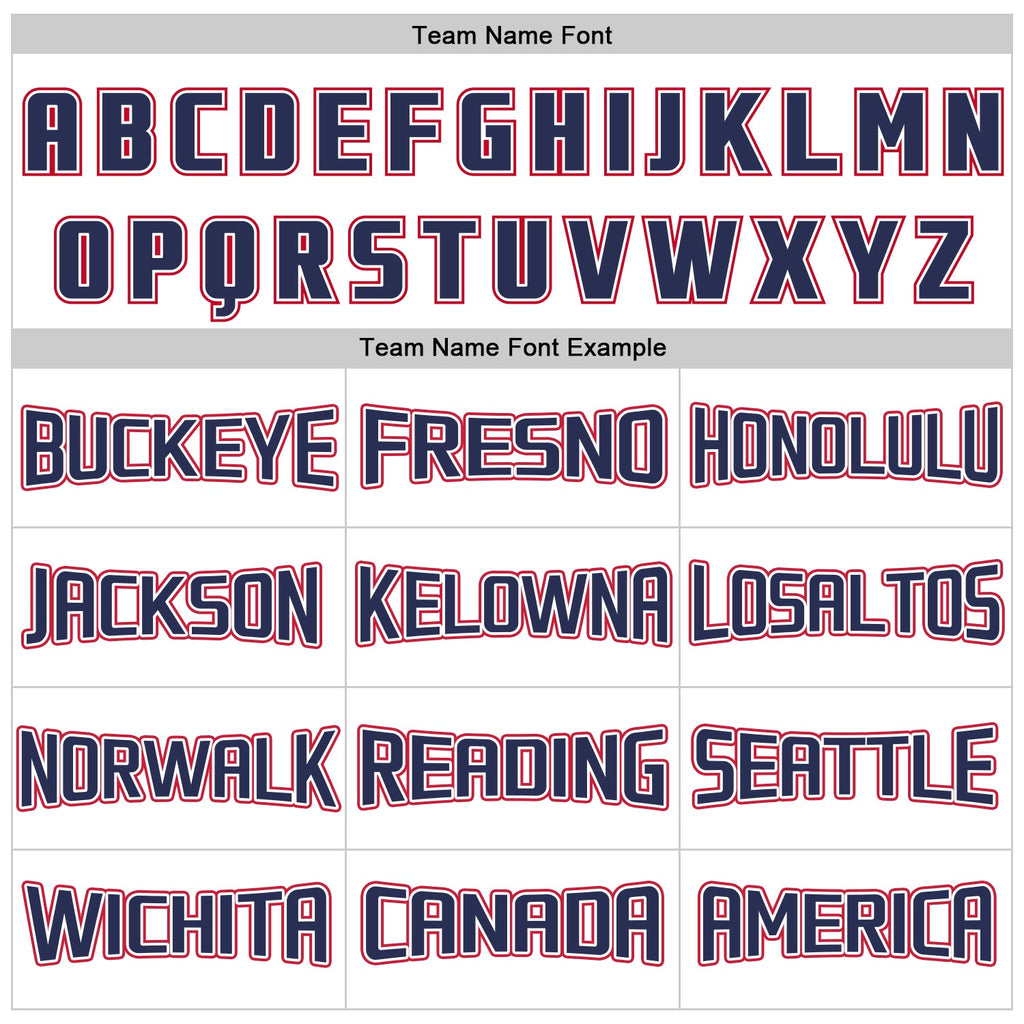 Custom White Navy-Red Authentic Throwback Basketball Jersey